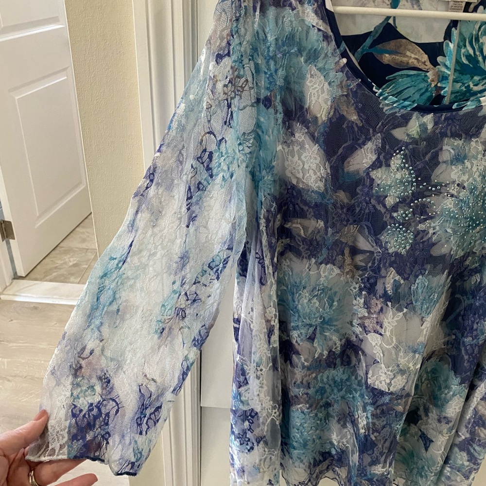 Floral Lace Women's Top